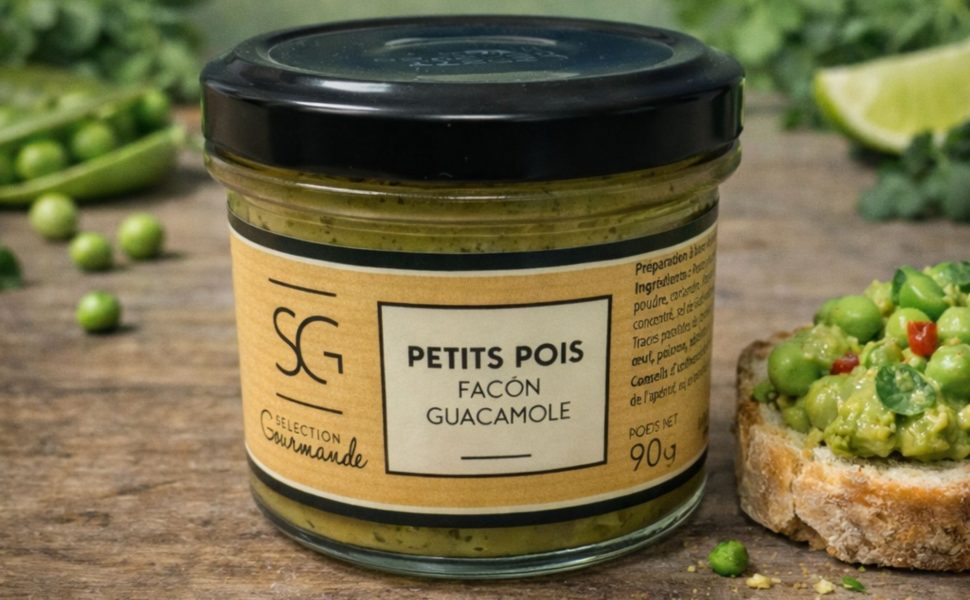 Petit pois façon guacamole 90 g
