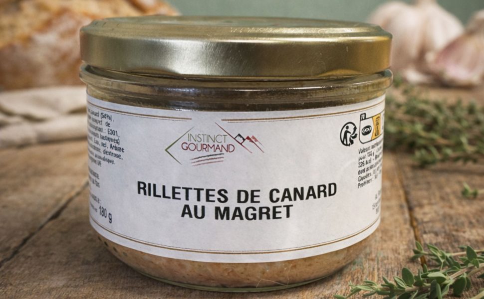 rillettes de canard au magret