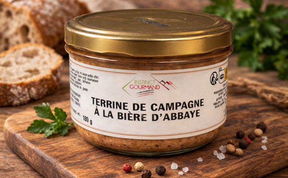 terrine de campagne à la bière d'Abbaye