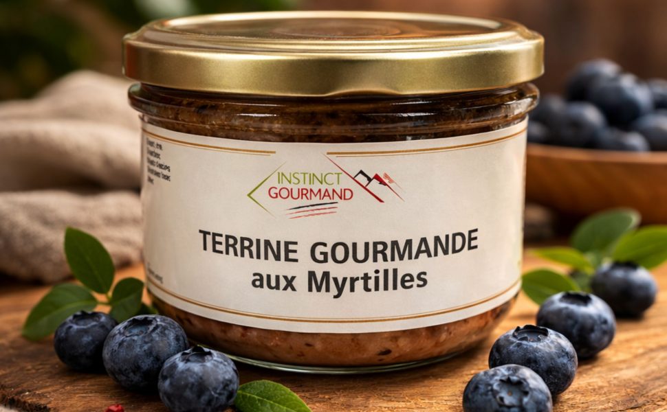 terrine gourmande aux myrtilles