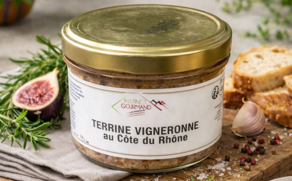 terrine vigneronne au côte du Rhône